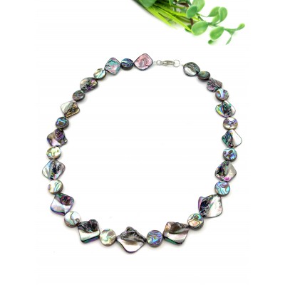 Бусы из халиотиса и перламутра