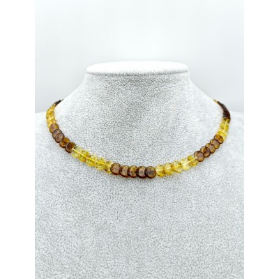 Бусы из коньячного, лимонного и медового янтаря (под заказ 2-3 дня)
