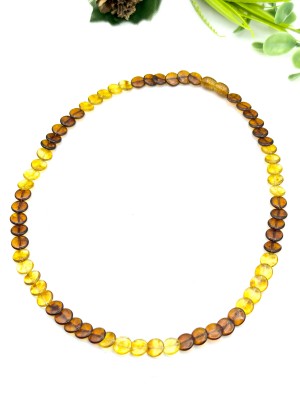 Бусы из коньячного, лимонного и медового янтаря (под заказ 2-3 дня)
