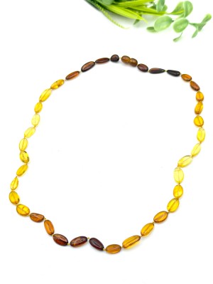Бусы из лимонного, коньячного и медового янтаря