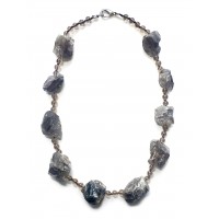 Бусы из раухтопаза