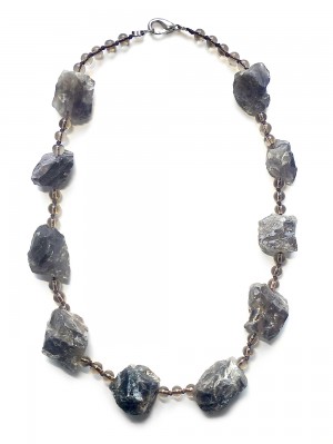 Бусы из раухтопаза