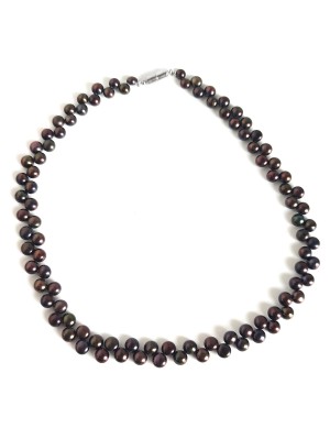 Бусы из черного (шоколадного) жемчуга