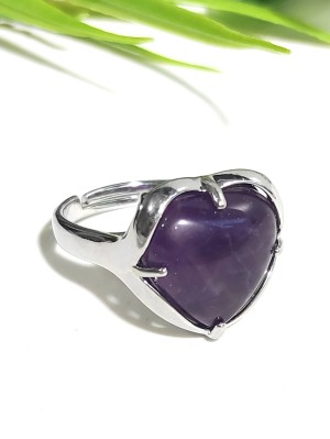 Кольцо с аметистом