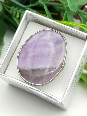 Кольцо с аметистом