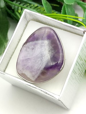 Кольцо с аметистом