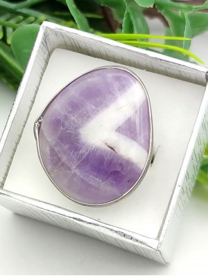 Кольцо с аметистом