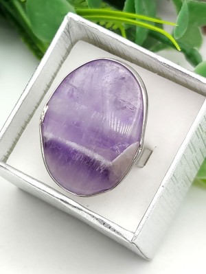 Кольцо с аметистом