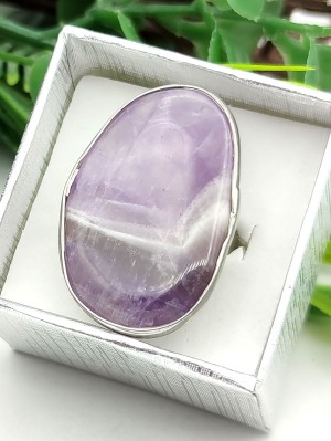 Кольцо с аметистом