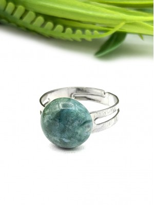 Кольцо с агатом