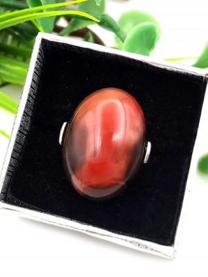 Кольцо с сердоликом