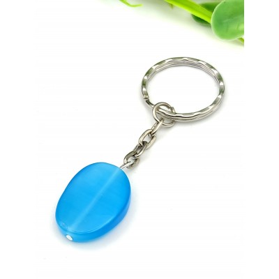 Брелок с голубым кошачьим глазом