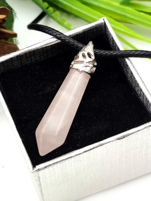 Подвеска (маятник) из розового кварца