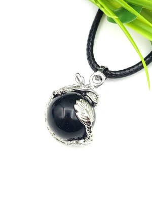 Подвеска Дракон с агатом