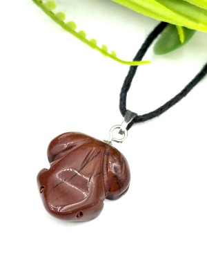 Подвеска Лягушка из яшмы