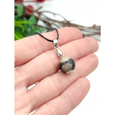 Подвеска с агатом Рыбий глаз