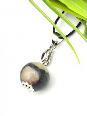 Подвеска с агатом Рыбий глаз