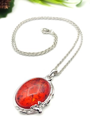 Подвеска из бернита (сплав смол и янтаря)