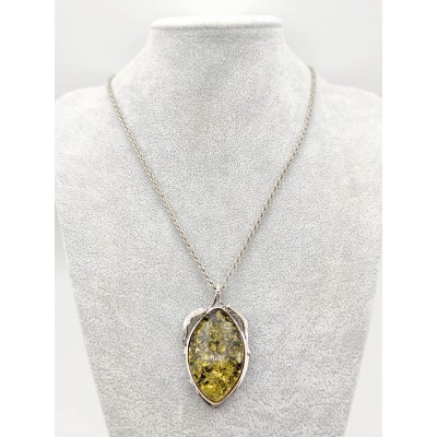 Подвеска из бернита (сплав смол и янтаря)