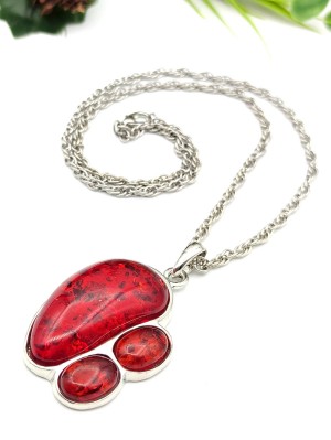 Подвеска из бернита (сплав смол и янтаря)