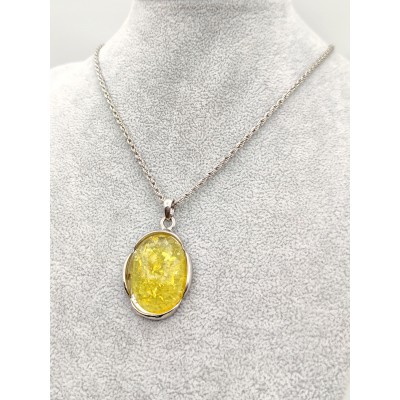 Подвеска из бернита (сплав смол и янтаря)