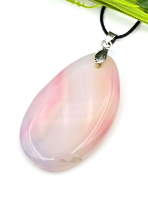 Подвеска из розового агата