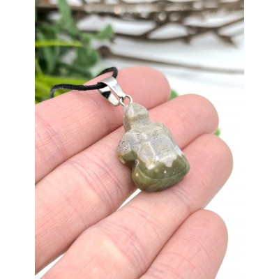 Подвеска черепаха из яшмы