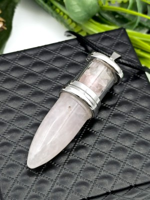 Подвеска (маятник) из розового кварца