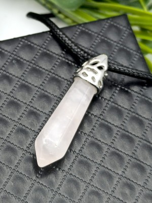 Подвеска (маятник) из розового кварца