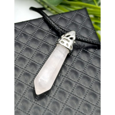 Подвеска (маятник) из розового кварца