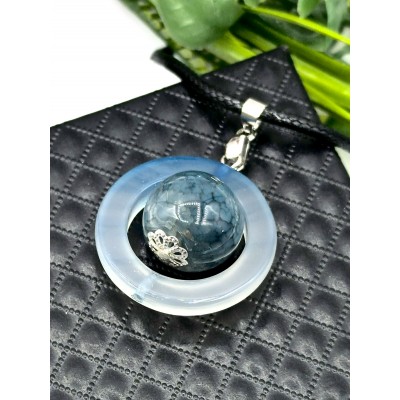 Подвеска с агатом Вены дракона