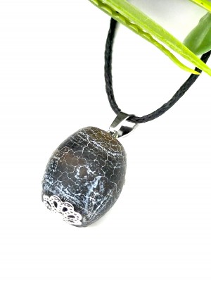 Подвеска с агатом "Вены дракона"