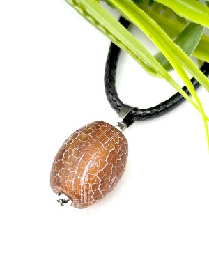 Подвеска с агатом "Вены дракона"