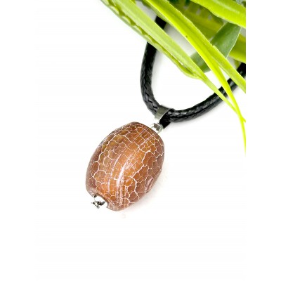 Подвеска с агатом "Вены дракона"