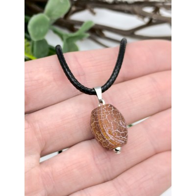 Подвеска с агатом "Вены дракона"