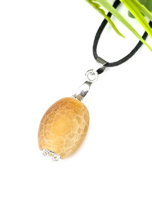 Подвеска с агатом "Вены дракона"