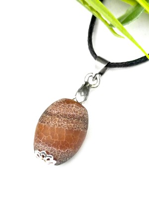 Подвеска с агатом "Вены дракона"