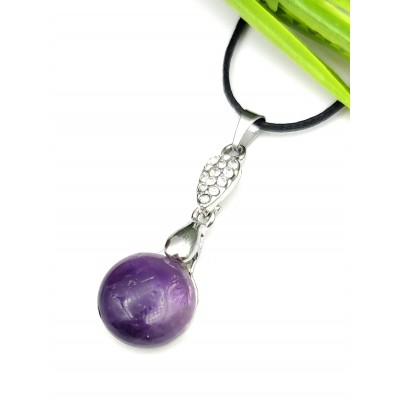 Подвеска с аметистом