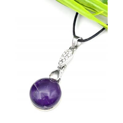 Подвеска с аметистом