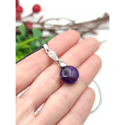 Подвеска с аметистом