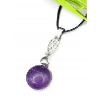 Подвеска с аметистом