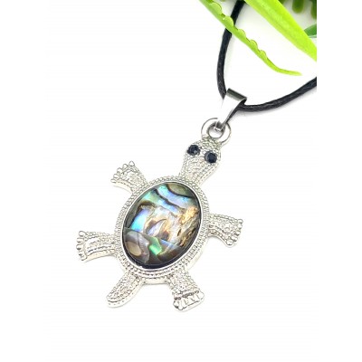 Подвеска Черепаха с халиотисом