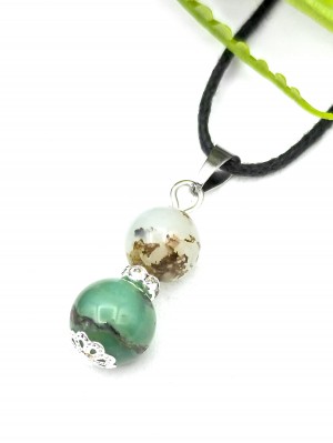 Подвеска с хризопразом