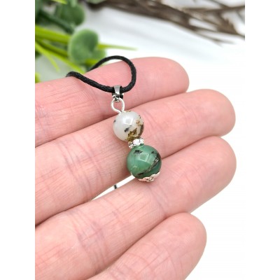 Подвеска с хризопразом