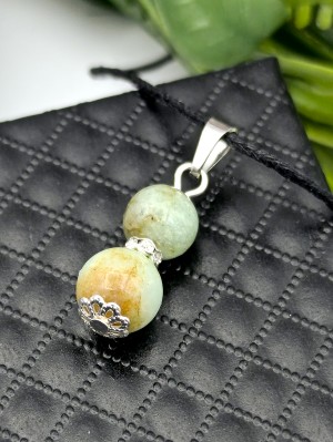 Подвеска с хризопразом