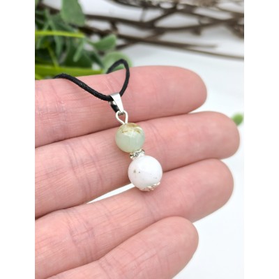 Подвеска с хризопразом