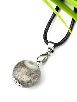 Подвеска с агатом Рыбий глаз