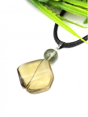 Подвеска с раухтопазом