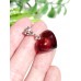 Подвеска сердечко из коньячного янтаря