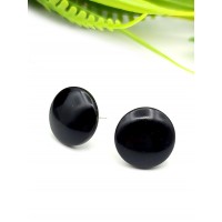 Серьги посеребренные с агатом